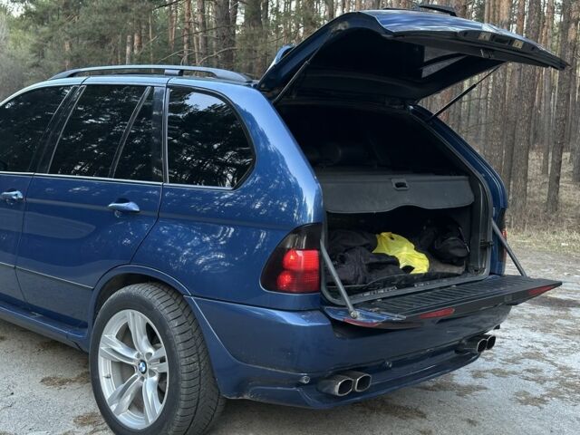 Синий БМВ Х5, объемом двигателя 4.4 л и пробегом 380 тыс. км за 6200 $, фото 22 на Automoto.ua