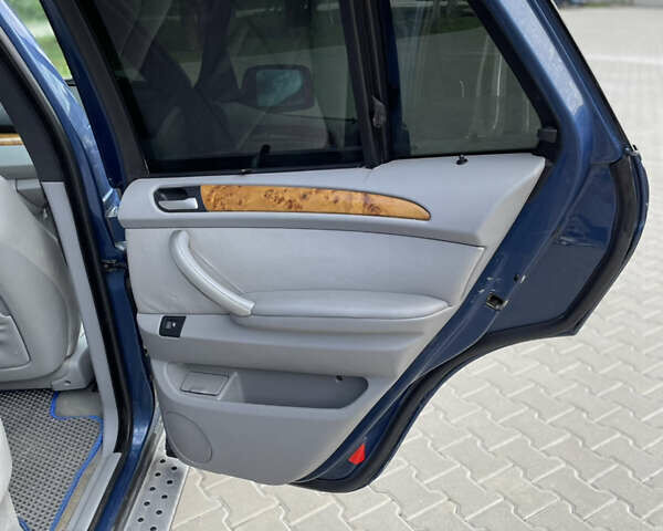 Синий БМВ Х5, объемом двигателя 3 л и пробегом 320 тыс. км за 8500 $, фото 16 на Automoto.ua