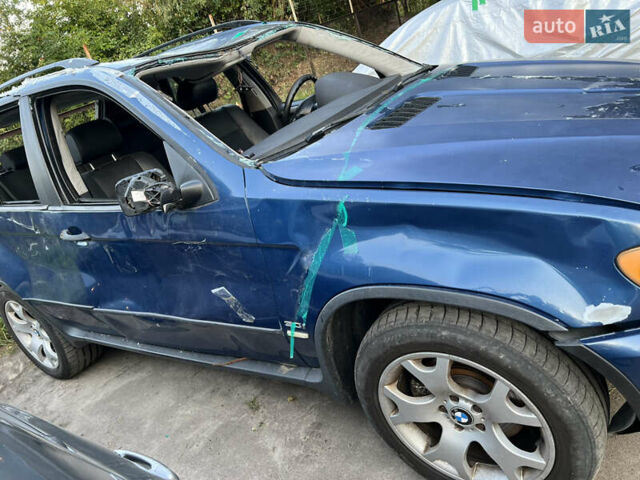 Синий БМВ Х5, объемом двигателя 3 л и пробегом 10 тыс. км за 5100 $, фото 2 на Automoto.ua