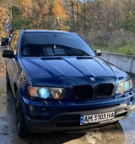 Синій БМВ Х5, об'ємом двигуна 4.4 л та пробігом 259 тис. км за 10000 $, фото 2 на Automoto.ua