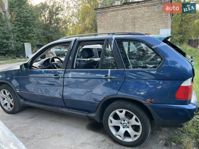 Синий БМВ Х5, объемом двигателя 3 л и пробегом 10 тыс. км за 5100 $, фото 4 на Automoto.ua