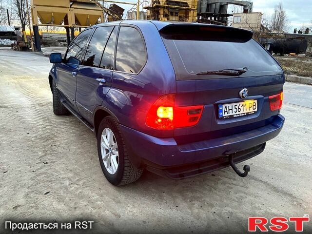 Синий БМВ Х5, объемом двигателя 2.9 л и пробегом 420 тыс. км за 7800 $, фото 1 на Automoto.ua