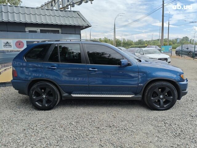 Синий БМВ Х5, объемом двигателя 4.4 л и пробегом 383 тыс. км за 7500 $, фото 3 на Automoto.ua
