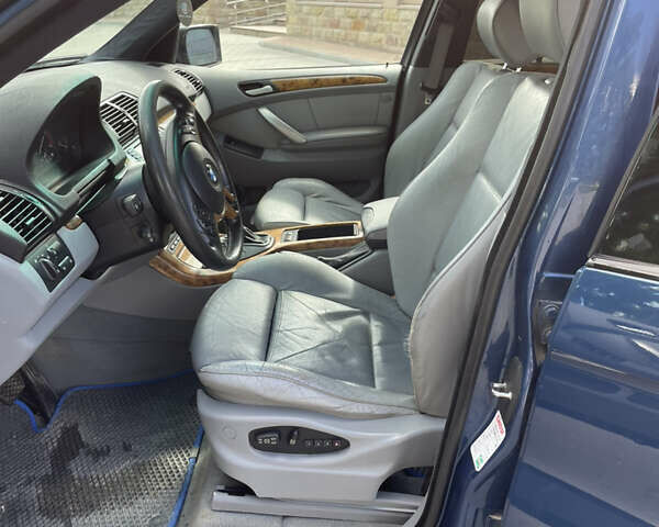 Синий БМВ Х5, объемом двигателя 3 л и пробегом 320 тыс. км за 8500 $, фото 12 на Automoto.ua