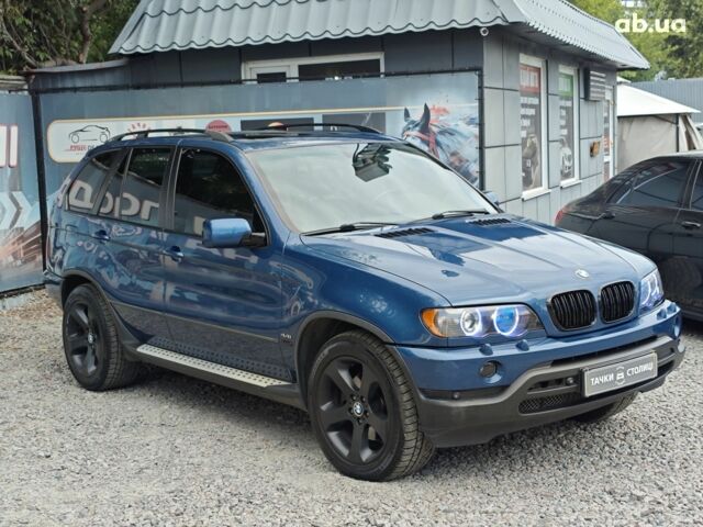 Синий БМВ Х5, объемом двигателя 4.4 л и пробегом 383 тыс. км за 7500 $, фото 2 на Automoto.ua