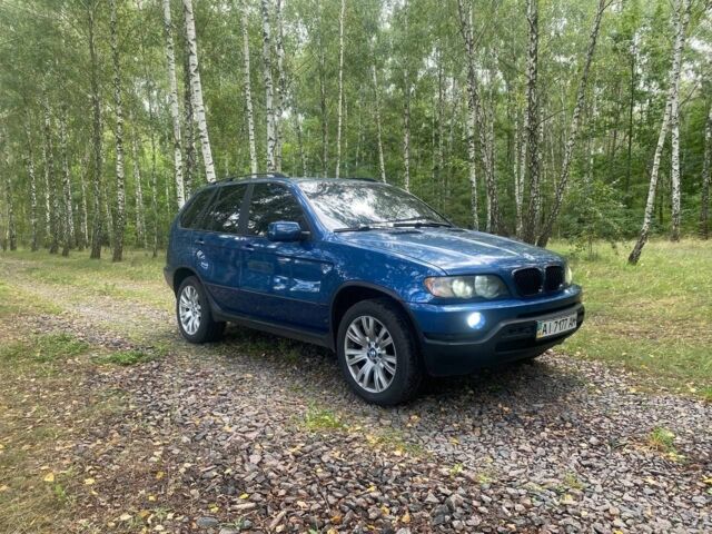 Синій БМВ Х5, об'ємом двигуна 3 л та пробігом 350 тис. км за 8200 $, фото 2 на Automoto.ua