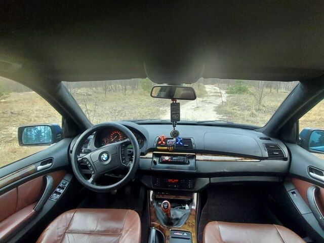 Синий БМВ Х5, объемом двигателя 3 л и пробегом 370 тыс. км за 7600 $, фото 6 на Automoto.ua