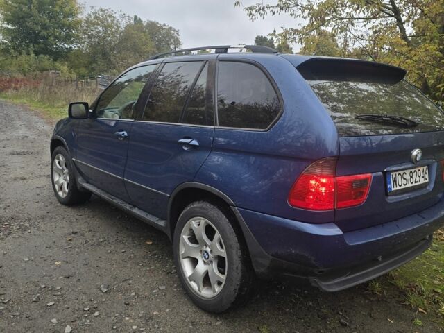 Синий БМВ Х5, объемом двигателя 3 л и пробегом 340 тыс. км за 4300 $, фото 5 на Automoto.ua