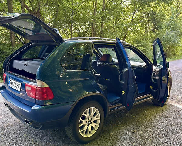 Синий БМВ Х5, объемом двигателя 3 л и пробегом 318 тыс. км за 7034 $, фото 6 на Automoto.ua