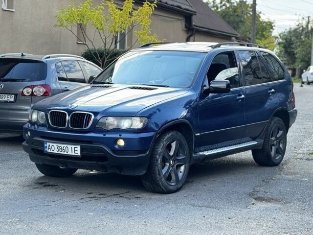Синий БМВ Х5, объемом двигателя 2.9 л и пробегом 380 тыс. км за 6850 $, фото 3 на Automoto.ua