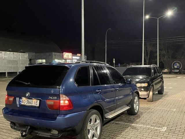 Синий БМВ Х5, объемом двигателя 2.9 л и пробегом 300 тыс. км за 6800 $, фото 2 на Automoto.ua