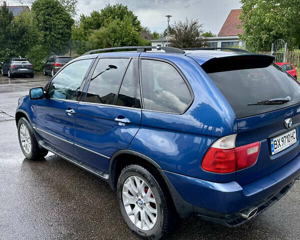Синий БМВ Х5, объемом двигателя 3 л и пробегом 318 тыс. км за 7034 $, фото 3 на Automoto.ua