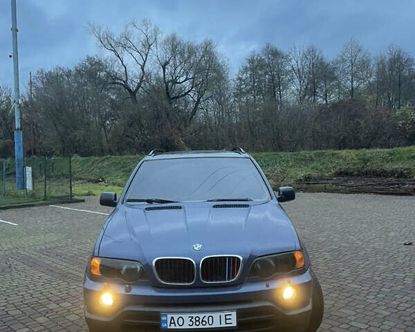 Синій БМВ Х5, об'ємом двигуна 3 л та пробігом 300 тис. км за 6500 $, фото 1 на Automoto.ua