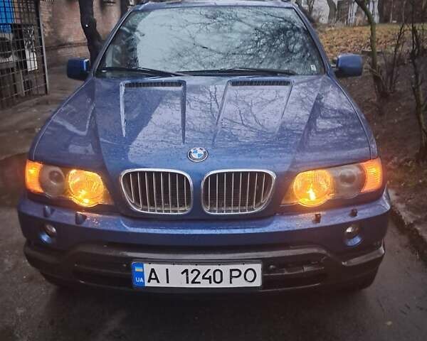 Синий БМВ Х5, объемом двигателя 4.4 л и пробегом 340 тыс. км за 6200 $, фото 7 на Automoto.ua