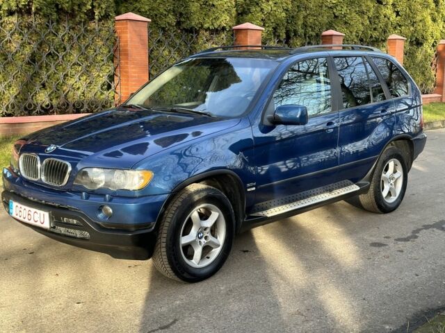 Синій БМВ Х5, об'ємом двигуна 3 л та пробігом 316 тис. км за 3900 $, фото 1 на Automoto.ua