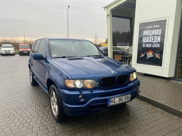 Синій БМВ Х5, об'ємом двигуна 3 л та пробігом 340 тис. км за 4499 $, фото 1 на Automoto.ua