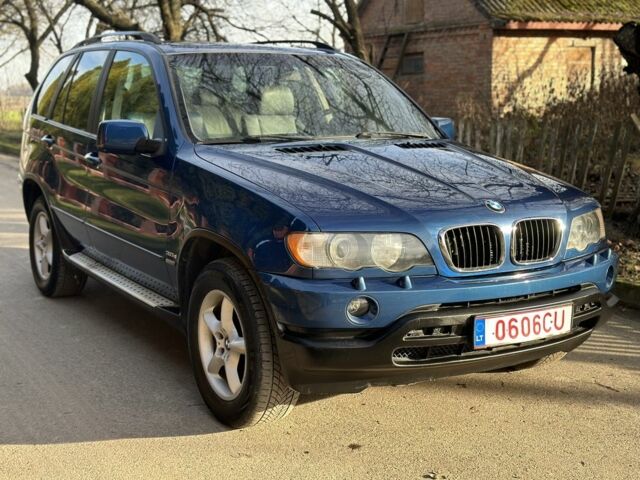 Синій БМВ Х5, об'ємом двигуна 3 л та пробігом 316 тис. км за 3900 $, фото 3 на Automoto.ua