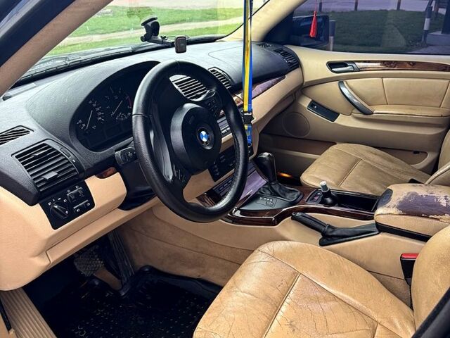 Синий БМВ Х5, объемом двигателя 3 л и пробегом 442 тыс. км за 10500 $, фото 8 на Automoto.ua
