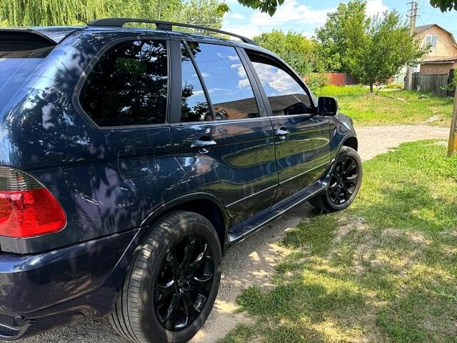 Синий БМВ Х5, объемом двигателя 3 л и пробегом 425 тыс. км за 10000 $, фото 3 на Automoto.ua