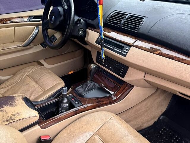 Синий БМВ Х5, объемом двигателя 3 л и пробегом 442 тыс. км за 10500 $, фото 12 на Automoto.ua