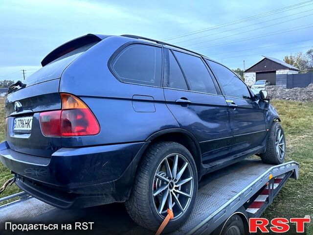 Синій БМВ Х5, об'ємом двигуна 3 л та пробігом 200 тис. км за 2000 $, фото 1 на Automoto.ua