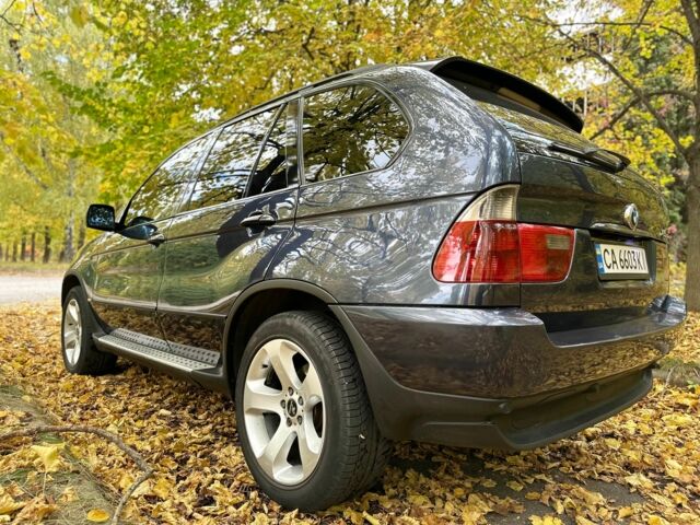 Синий БМВ Х5, объемом двигателя 3 л и пробегом 340 тыс. км за 9500 $, фото 2 на Automoto.ua