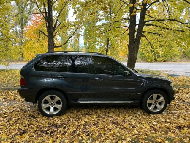 Синий БМВ Х5, объемом двигателя 3 л и пробегом 340 тыс. км за 9500 $, фото 6 на Automoto.ua