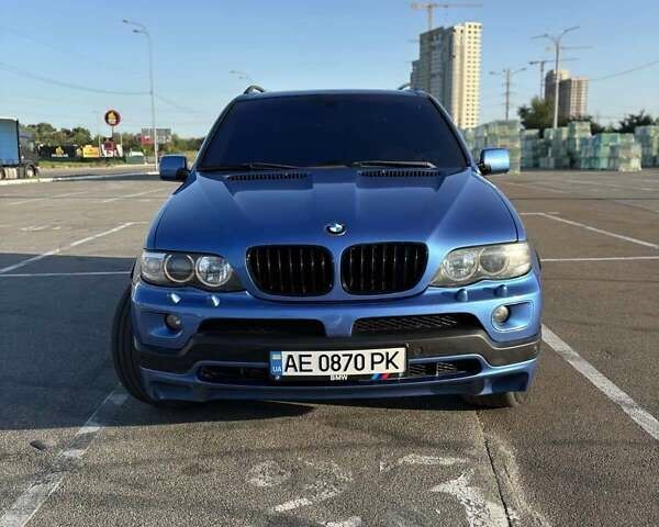 Синий БМВ Х5, объемом двигателя 4.8 л и пробегом 290 тыс. км за 12500 $, фото 3 на Automoto.ua