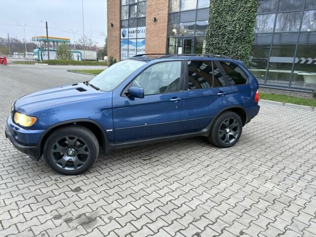 Синій БМВ Х5, об'ємом двигуна 3 л та пробігом 315 тис. км за 3950 $, фото 1 на Automoto.ua