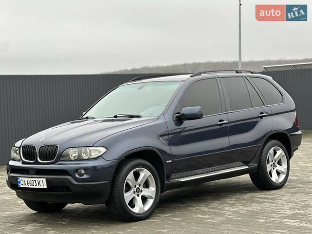 Синий БМВ Х5, объемом двигателя 3 л и пробегом 343 тыс. км за 9399 $, фото 2 на Automoto.ua