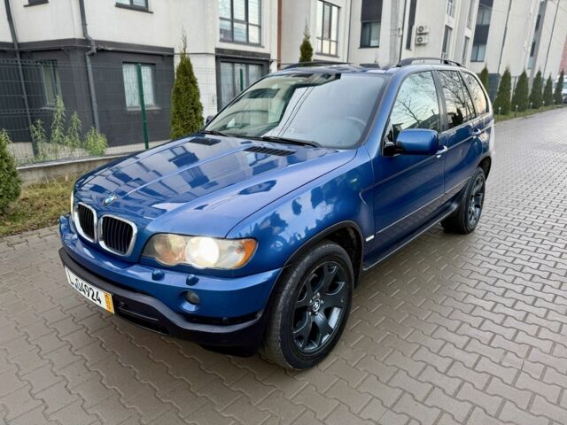 Синий БМВ Х5, объемом двигателя 3 л и пробегом 270 тыс. км за 5500 $, фото 2 на Automoto.ua