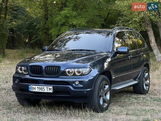 Синій БМВ Х5, об'ємом двигуна 2.99 л та пробігом 304 тис. км за 12000 $, фото 2 на Automoto.ua