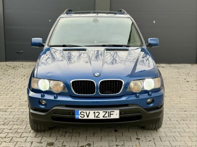 Синій БМВ Х5, об'ємом двигуна 3 л та пробігом 280 тис. км за 5700 $, фото 1 на Automoto.ua