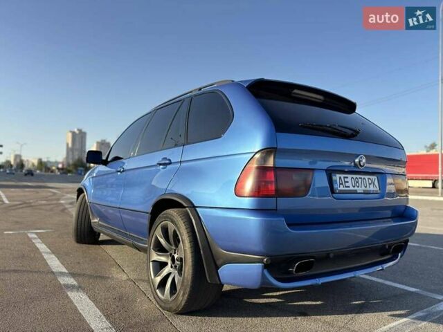 Синий БМВ Х5, объемом двигателя 4.8 л и пробегом 290 тыс. км за 12500 $, фото 4 на Automoto.ua