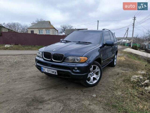 Синий БМВ Х5, объемом двигателя 3 л и пробегом 420 тыс. км за 5100 $, фото 13 на Automoto.ua