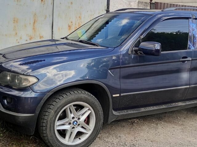 Синий БМВ Х5, объемом двигателя 3 л и пробегом 342 тыс. км за 5700 $, фото 5 на Automoto.ua