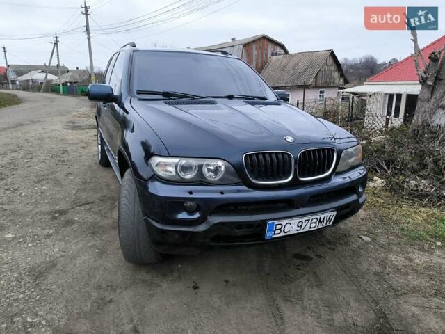 Синий БМВ Х5, объемом двигателя 3 л и пробегом 420 тыс. км за 5100 $, фото 10 на Automoto.ua