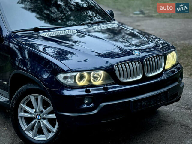 Синий БМВ Х5, объемом двигателя 3 л и пробегом 333 тыс. км за 9700 $, фото 1 на Automoto.ua
