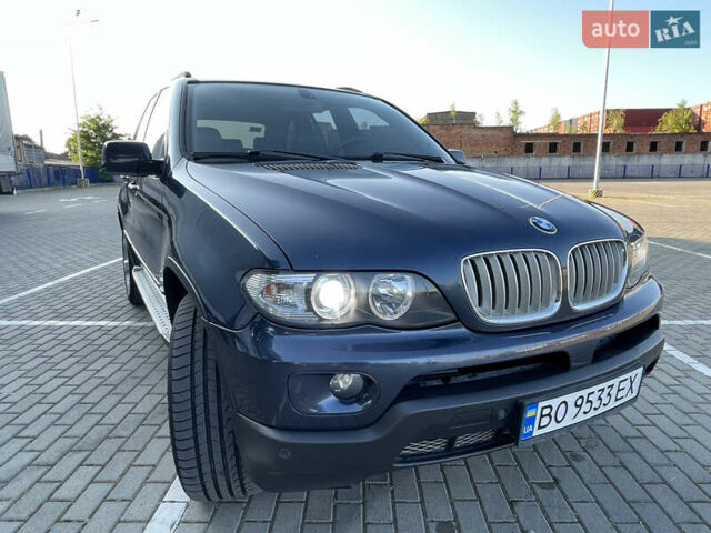 Синий БМВ Х5, объемом двигателя 3 л и пробегом 380 тыс. км за 12000 $, фото 5 на Automoto.ua