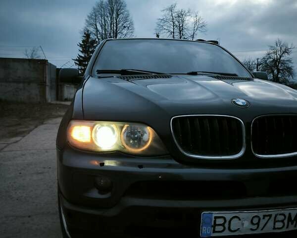 Синий БМВ Х5, объемом двигателя 3 л и пробегом 420 тыс. км за 5100 $, фото 7 на Automoto.ua