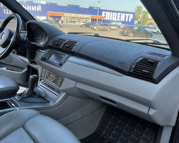 Синий БМВ Х5, объемом двигателя 3 л и пробегом 380 тыс. км за 12000 $, фото 48 на Automoto.ua