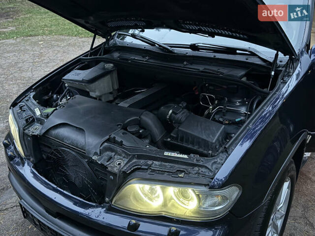 Синий БМВ Х5, объемом двигателя 3 л и пробегом 333 тыс. км за 9700 $, фото 45 на Automoto.ua