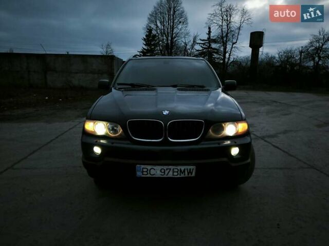Синий БМВ Х5, объемом двигателя 3 л и пробегом 420 тыс. км за 5100 $, фото 5 на Automoto.ua