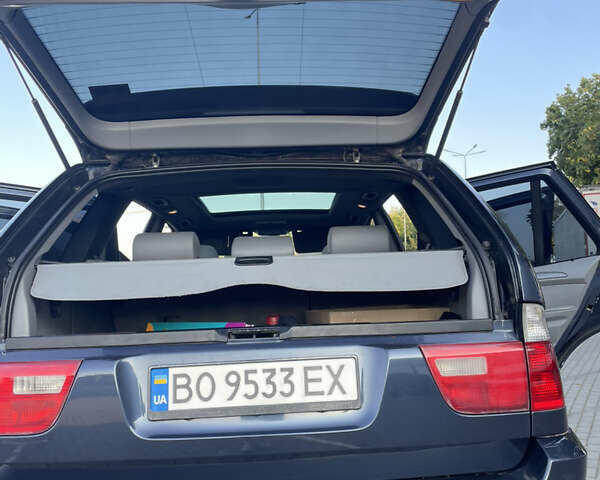 Синий БМВ Х5, объемом двигателя 3 л и пробегом 380 тыс. км за 12000 $, фото 14 на Automoto.ua