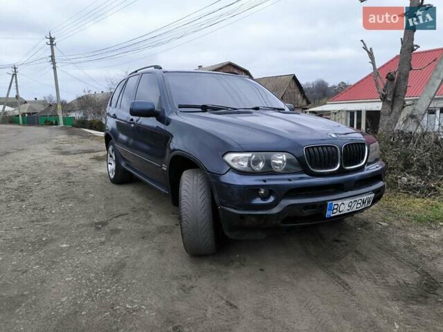 Синий БМВ Х5, объемом двигателя 3 л и пробегом 420 тыс. км за 5100 $, фото 12 на Automoto.ua
