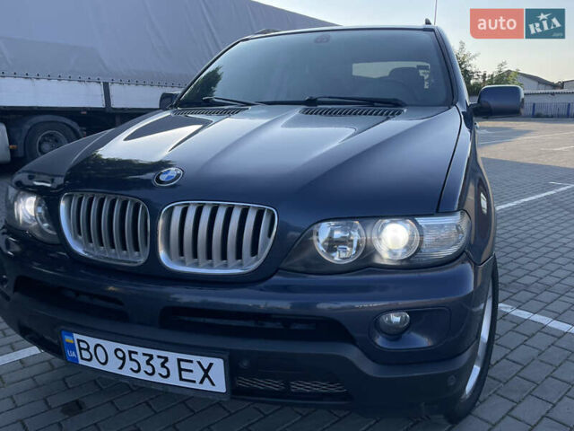 Синий БМВ Х5, объемом двигателя 3 л и пробегом 380 тыс. км за 12000 $, фото 7 на Automoto.ua