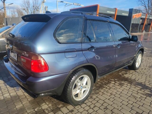 Синий БМВ Х5, объемом двигателя 3 л и пробегом 342 тыс. км за 5700 $, фото 3 на Automoto.ua
