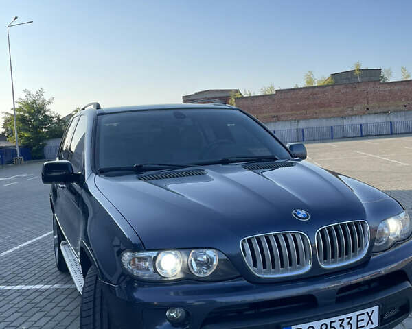 Синий БМВ Х5, объемом двигателя 3 л и пробегом 380 тыс. км за 12000 $, фото 4 на Automoto.ua