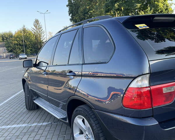 Синий БМВ Х5, объемом двигателя 3 л и пробегом 380 тыс. км за 12000 $, фото 13 на Automoto.ua