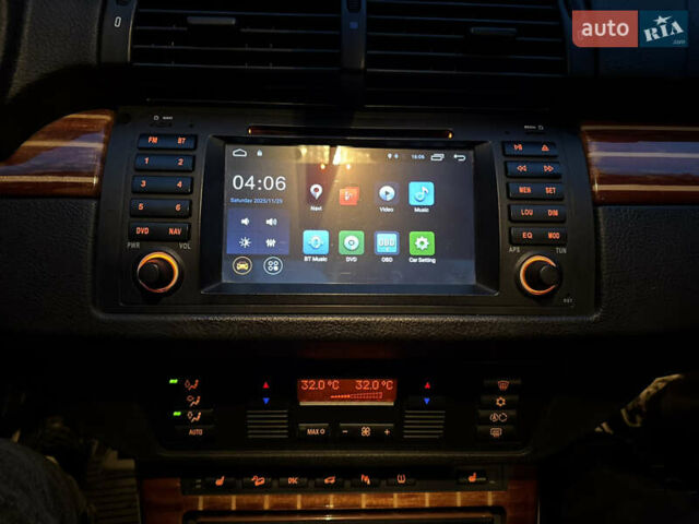 Синий БМВ Х5, объемом двигателя 3 л и пробегом 333 тыс. км за 9700 $, фото 44 на Automoto.ua